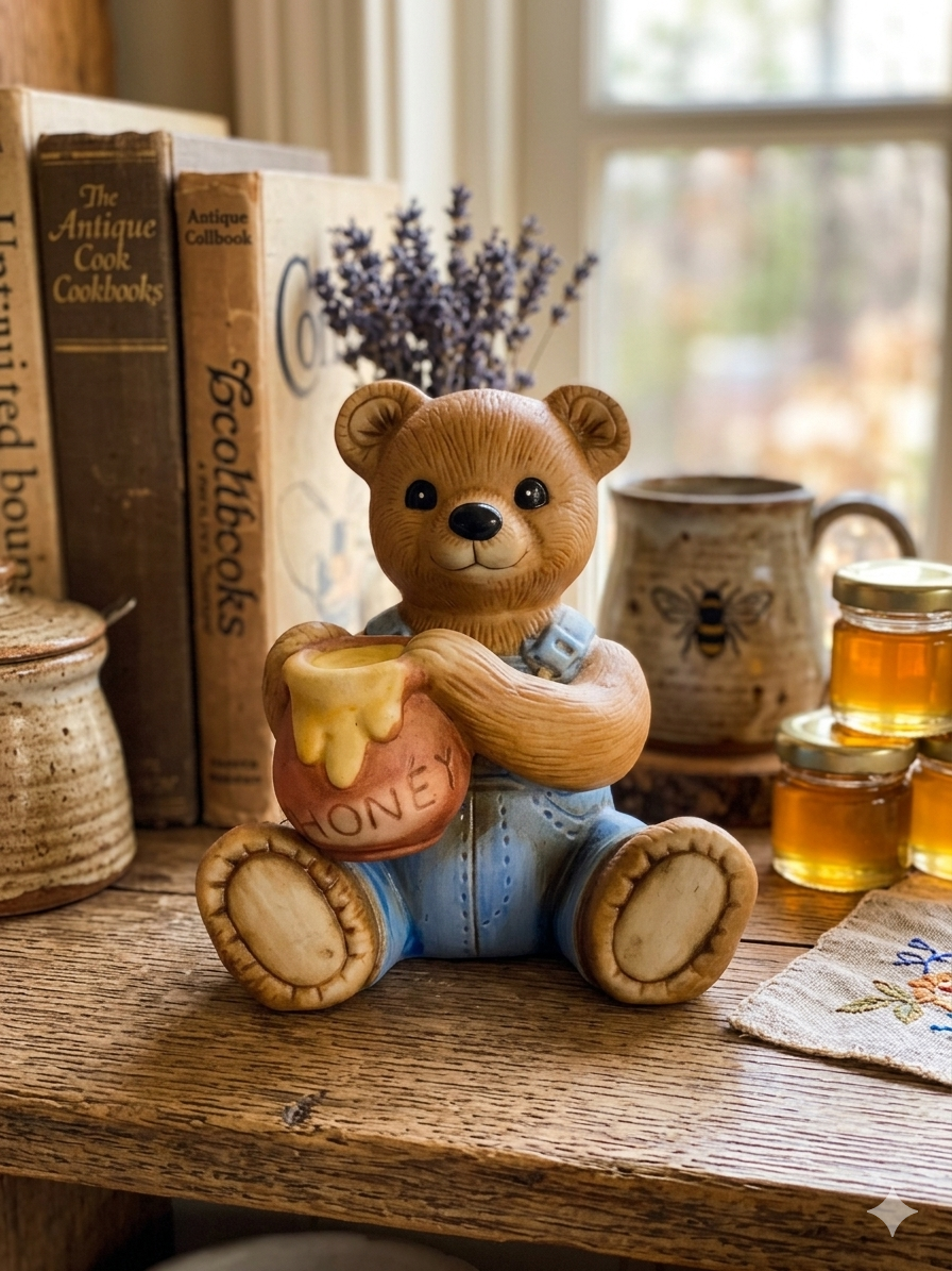 Handcrafted Style Teddy Bear Decor