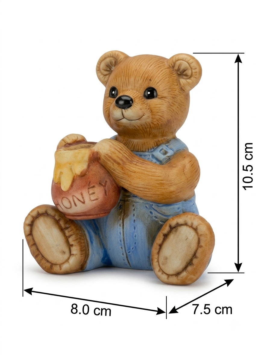 Handcrafted Style Teddy Bear Decor
